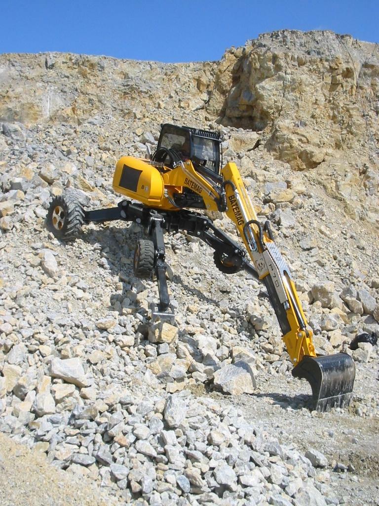 Batemag P70 na skále