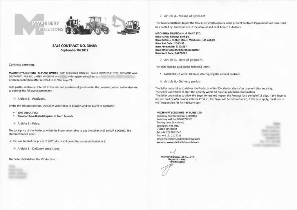 Re: Podvodná firma "scam" Bailey Plan...