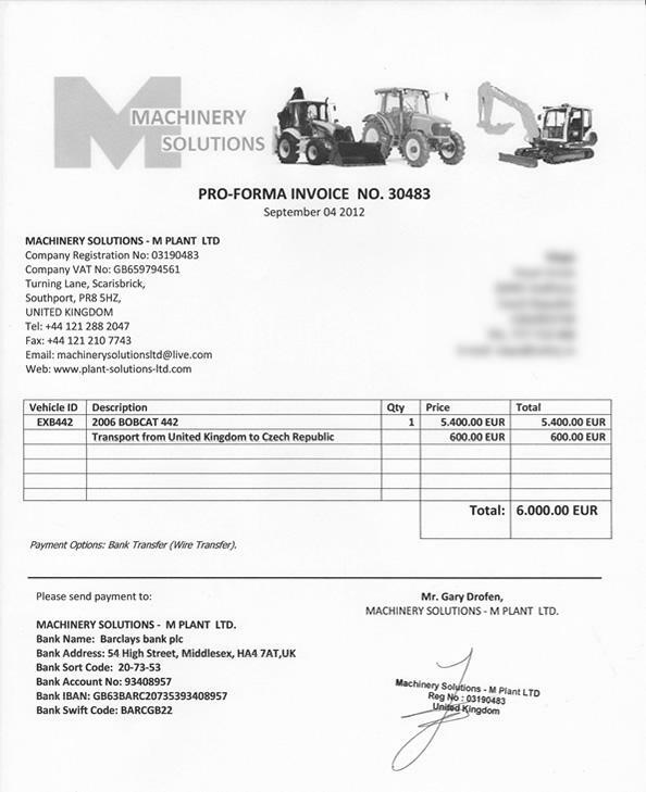 Re: Podvodná firma "scam" Bailey Plan...