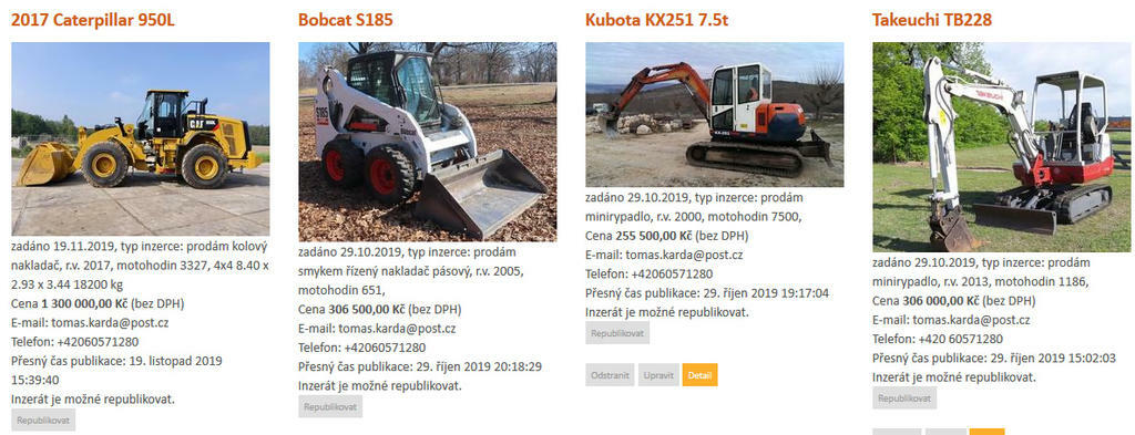 Re: Podvodní prodejci strojů