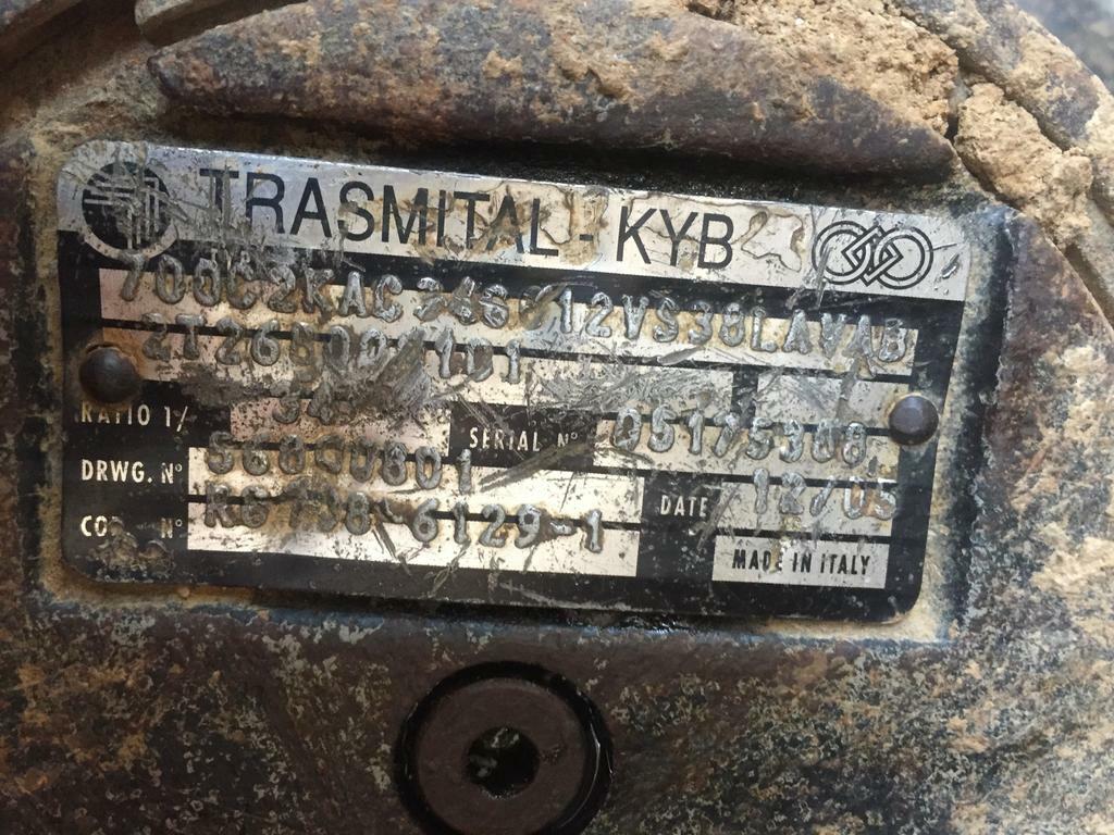Pojezdovy hydromotor/reduktor Kubota kx41-3V