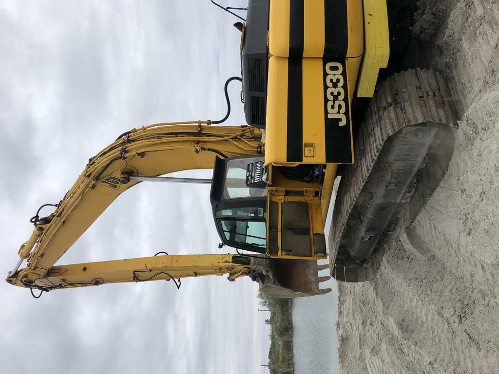 Problem na JCB js 330 long reach 