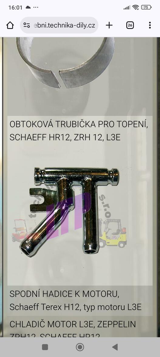 Re: Terex TC16 topení 