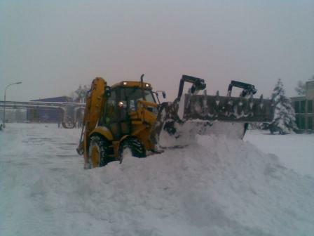 areál TMS a moje JCB 3 cx