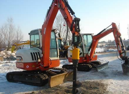Minirypadlo TEREX - Schaeff při našem předváděcím dnu.