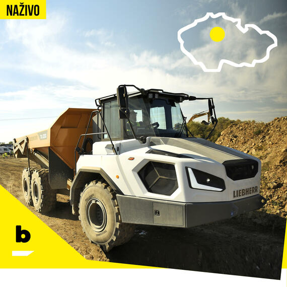 2023-09-28 Liebherr TA 230 Litronic – Liebherr On Tour Pískovna Horka – Kounice