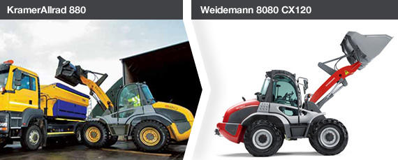 KramerAllrad 880 - Weidemann 8080 CX120