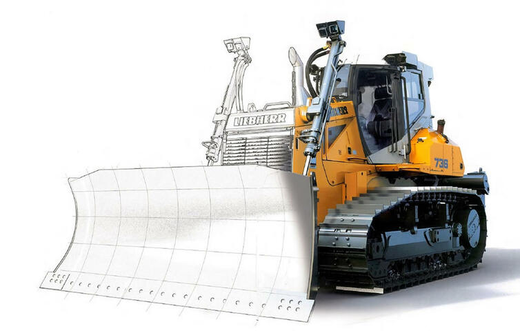 Dozer Liebherr PR 736 Litronic