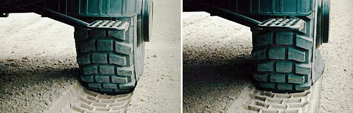 Použití systému Tirecontrol Plus. Zdroj: Mercedes Benz