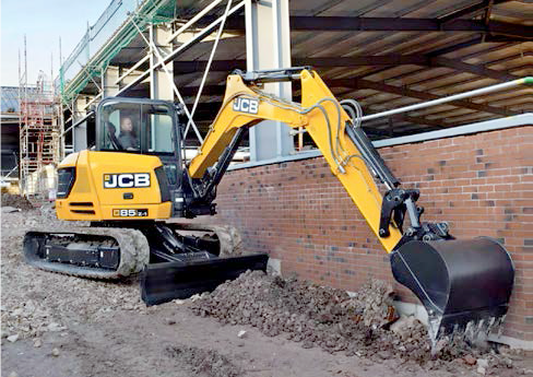 Kompaktní rypadlo JCB 85Z-1
