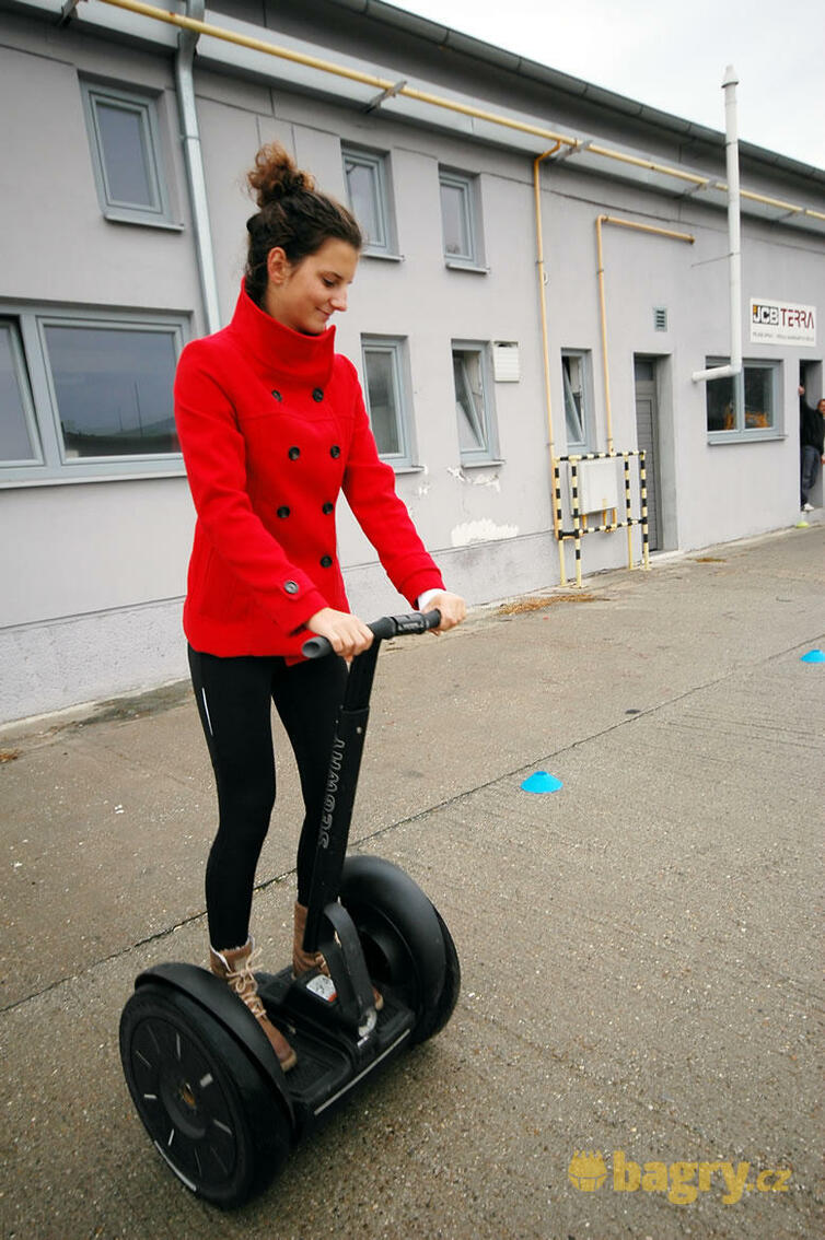 Návštěvníci si zdarma vyzkoušeli jízdu na Segwayi
