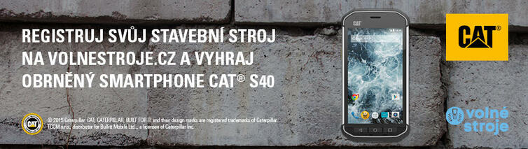 Vyhrajte se serverem volnestroje.cz odolného obrněnce CAT S40