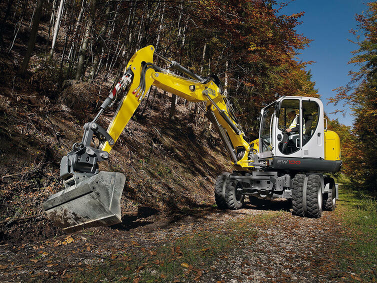 Wacker Neuson EW100 v akci