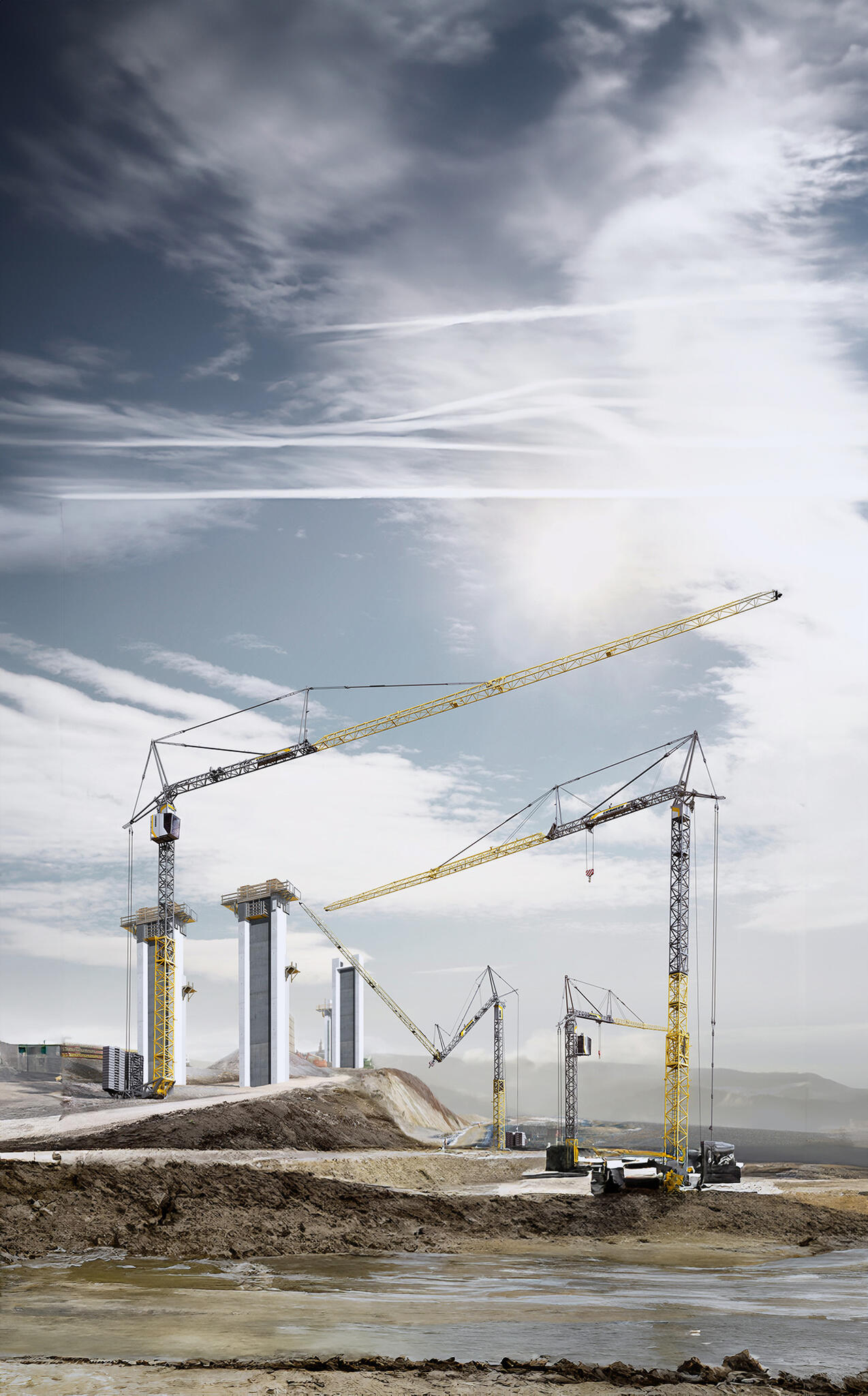 Rychlestavitelné jeřáby Liebherr K