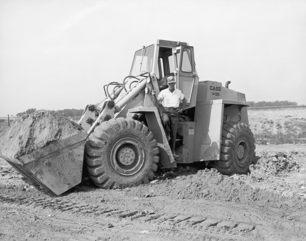 Mamutí nakladač Case W26