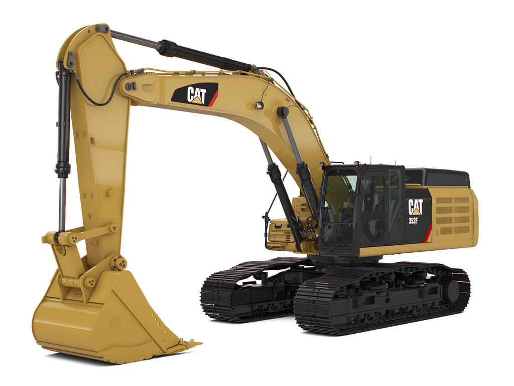 Caterpillar 352F sází na výkonnou hydrauliku, šetrnost a pohodlí