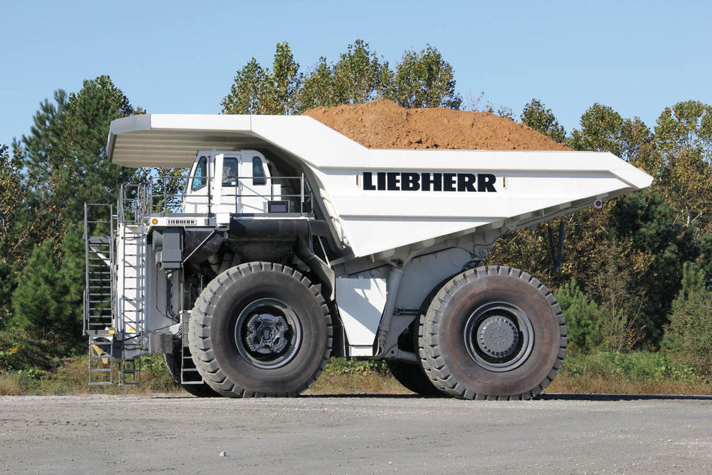 Dampr Liebherr T 264 k vidění na veletrhu Bauma 2013