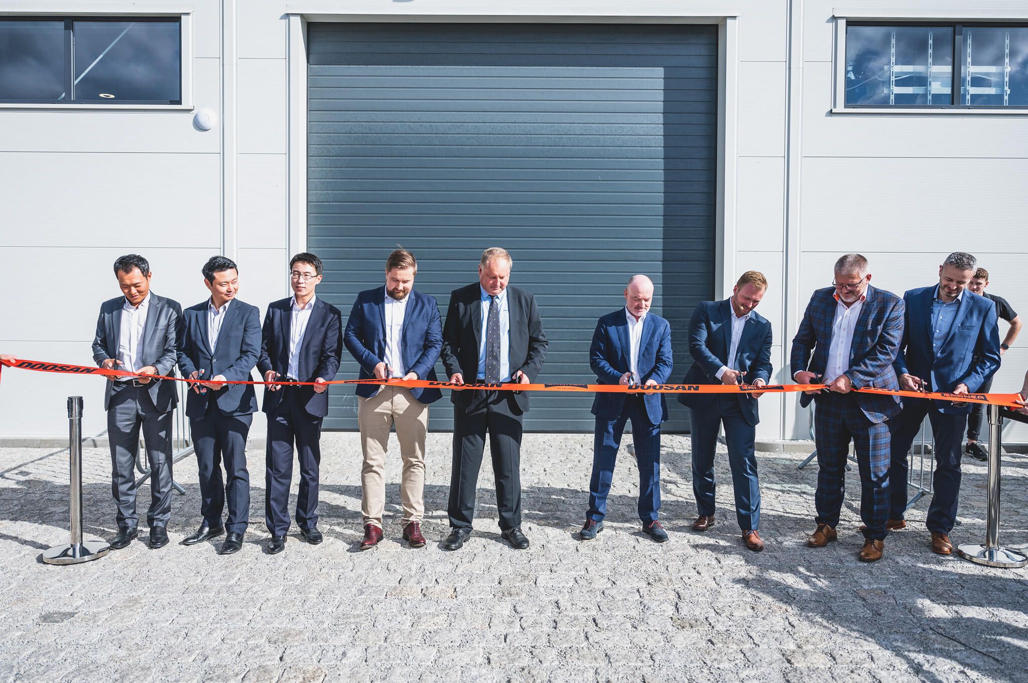 02. Vedení Doosan Infracore Europe, manažeři GARNEA a jednatel GRANITA Lomy