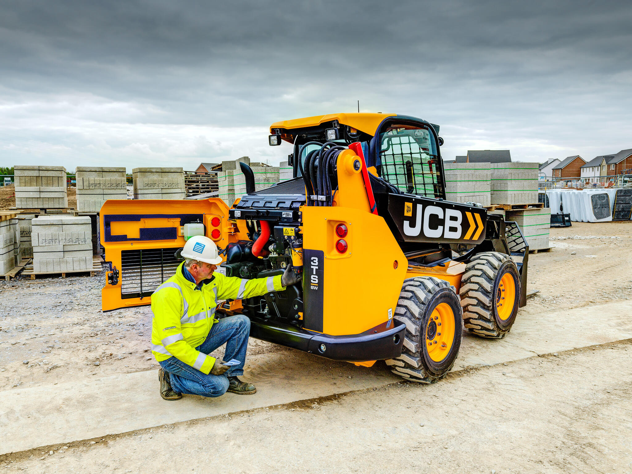 Snadná údržba JCB Teleskid