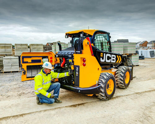 Snadná údržba JCB Teleskid