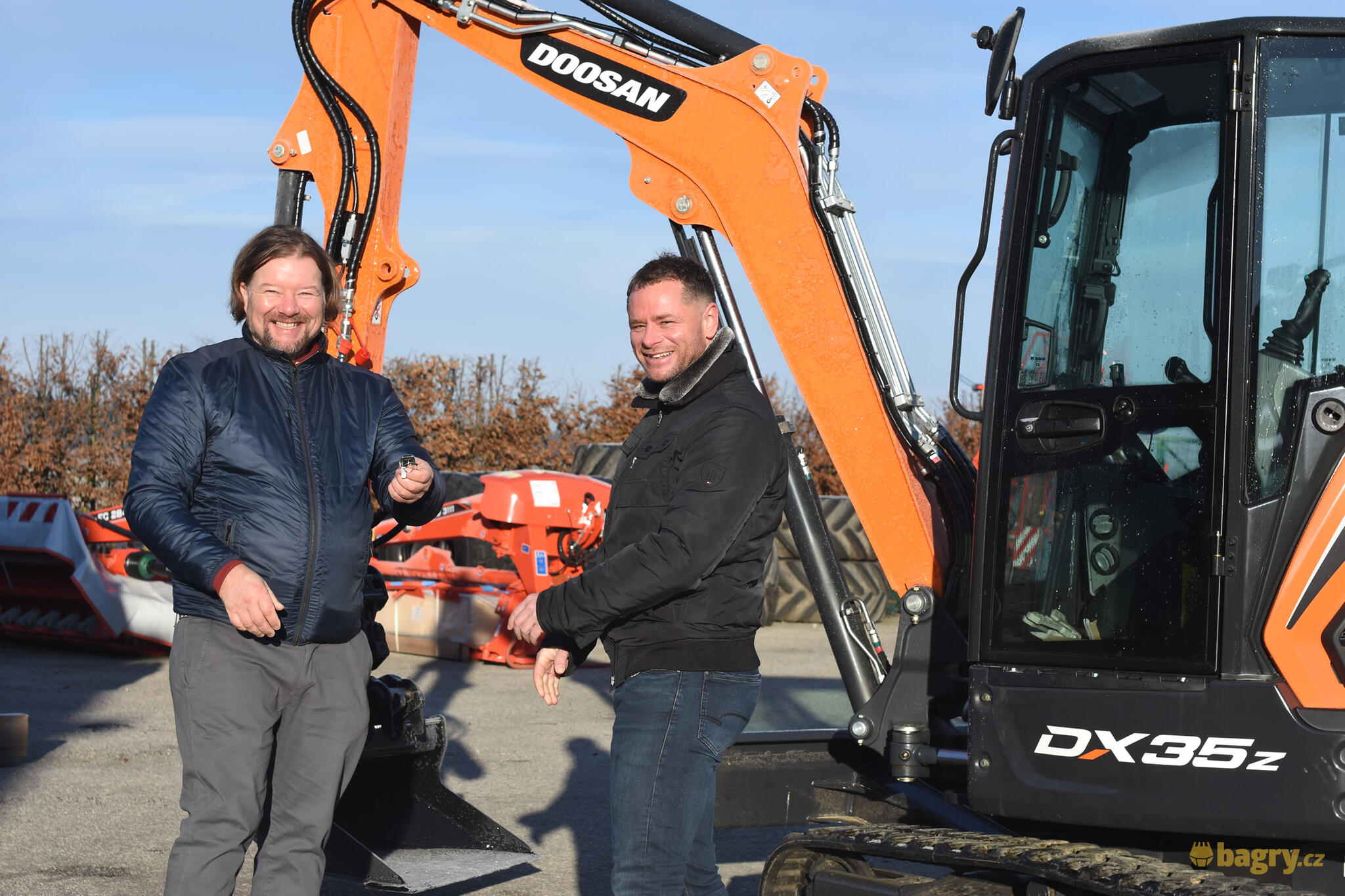 JPL Servis Petr Jabůrek vstupuje do nového roku s minirypadlem Doosan DX35Z