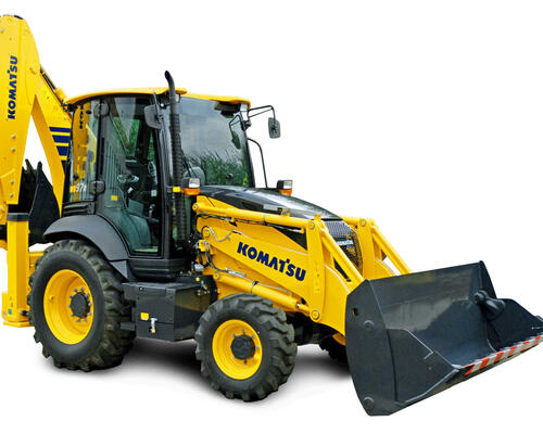 Nový rypadlonakladač Komatsu WB97R-8