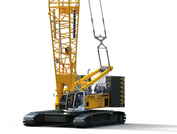LR 1250: Nový pásový jeřáb Liebherr