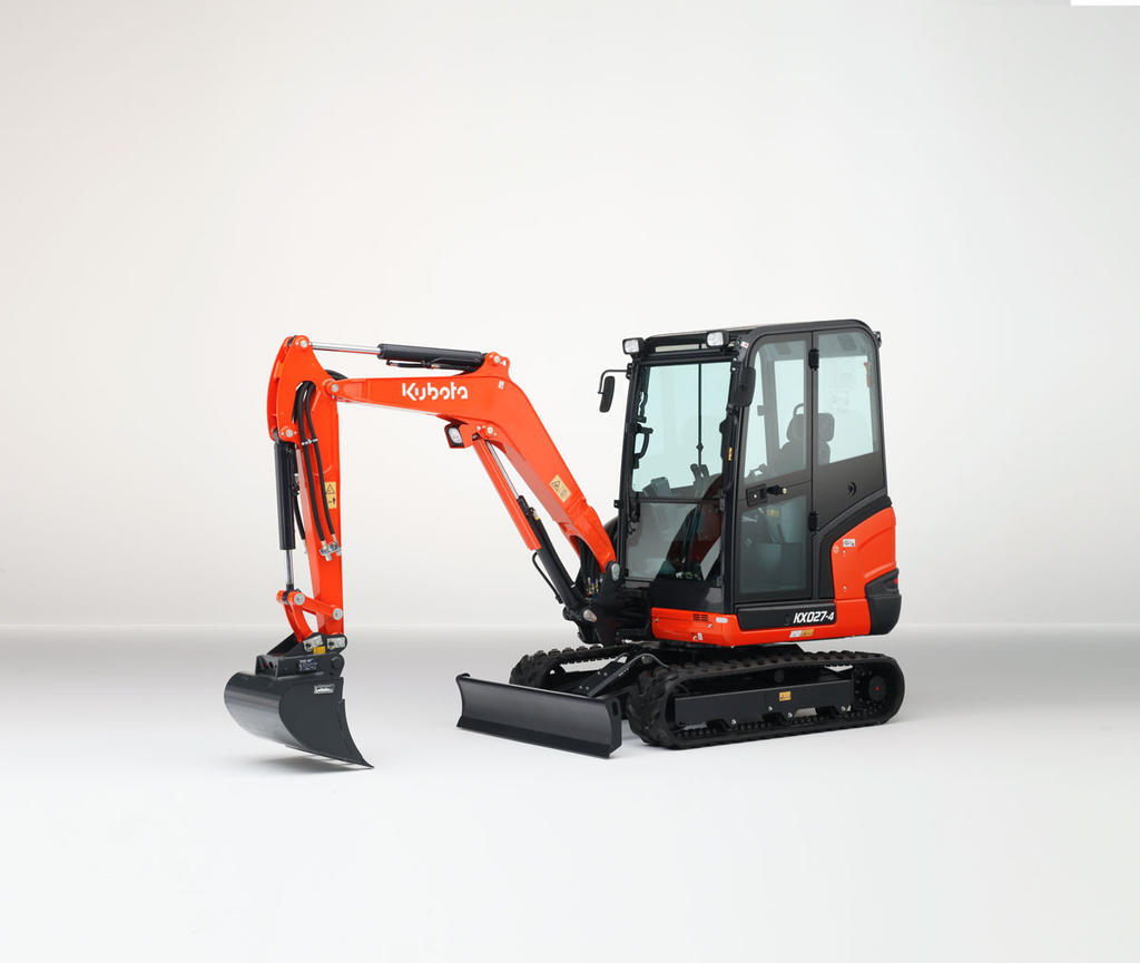 Kompaktní minirýpadlo Kubota KX027-4