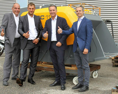 Zleva: Klaus Volkert, Robert Piasecki, Dominik Hartl, Alexander Hartl