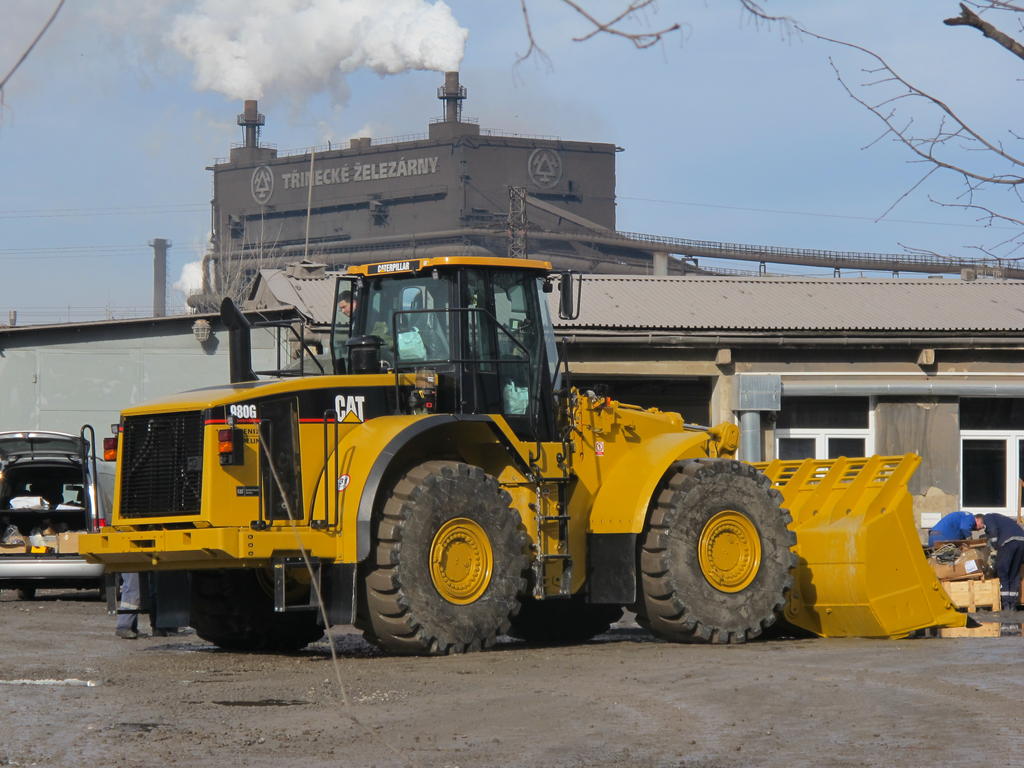 Unikátní repase kolového nakladače Cat 980G pro Třinecké železárny
