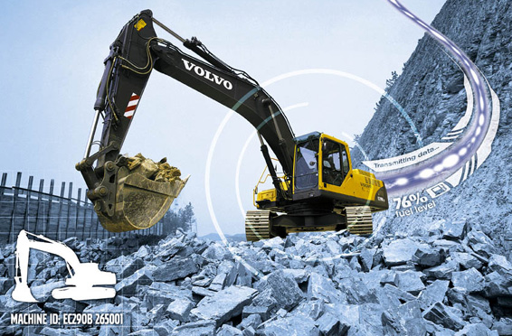 Volvo instaluje do všech strojů telematický systém CareTrack
