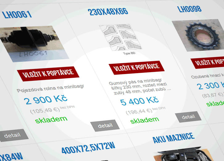 Webové stránky gumovepasy.cz uveřejnily ceny náhradních dílů