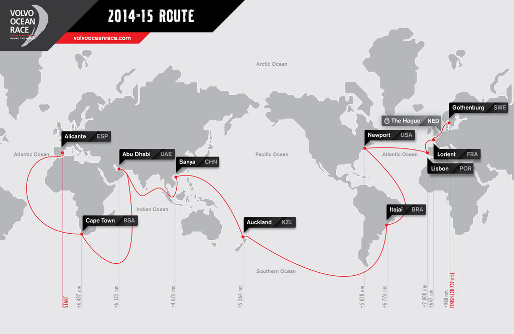 Závod Volvo Ocean Race odstartoval