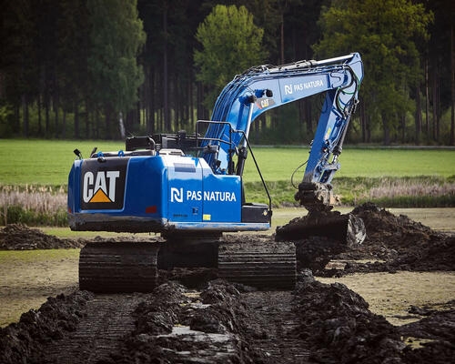 4. CAT 316E na speciálním podvozku
